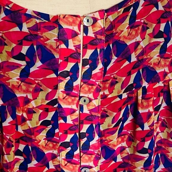 Pixley Stitch Fix Split Back Sleeveless Blouse M - Picture 7 of 10